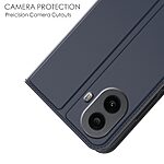 Θήκη Nothing CMF Phone 1 5G DUX DUCIS Skin Pro Series με βάση στήριξης, υποδοχή καρτών και μαγνητικό κούμπωμα Flip Wallet από συνθετικό δέρμα και TPU μπλε - Image 5