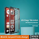 Θήκη Nothing CMF Phone 1 5G IMAK Airbag Series με ενισχυμένες γωνίες από Premium ανθεκτικό TPU μαύρο - Image 2