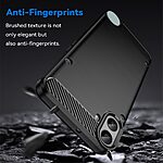 Θήκη Nothing CMF Phone 1 5G Mad Mask Brushed TPU Carbon Πλάτη μαύρο - Image 4