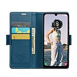 Θήκη Samsung Galaxy A16 4G / A16 5G CASEME 023 Series Πορτοφόλι με βάση στήριξης, υποδοχές καρτών και μαγνητικό κούμπωμα από συνθετικό δέρμα και TPU μπλε - Image 3