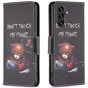 Θήκη Samsung Galaxy A16 4G / A16 5G OEM Angry bear with chainsaw με βάση στήριξης
