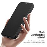 Θήκη Samsung Galaxy A16 4G / A16 5G DUX DUCIS Skin X Pro Series με βάση στήριξης, συμβατό με MagSafe φορτιστή υποδοχή καρτών και μαγνητικό κούμπωμα Flip Wallet από συνθετικό δέρμα και εσωτερικό TPU μαύρο - Image 3