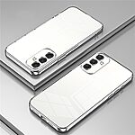 Θήκη Samsung Galaxy A16 4G / A16 5G Mad Mask Electroplating Series Thin Frame Πλάτη από Premium TPU με μεταλιζέ περίβλημα ασημί - Image 2