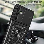 Θήκη Samsung Galaxy A16 4G / A16 5G Mad Mask Camshield Armor Guard Πλάτη με προστασία για την κάμερα, Kickstand και Βάση στήριξης από σκλήρό Premium TPU μαύρο - Image 4