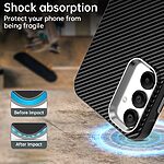 Θήκη Samsung Galaxy A16 4G / A16 5G Mad Mask Σχέδιο carbon fiber texture με ενισχυμένες γωνίες από Premium ανθεκτικό TPU μαύρο - Image 3