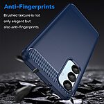 Θήκη Samsung Galaxy A16 4G / A16 5G Mad Mask Brushed TPU Carbon Πλάτη μπλε - Image 4