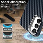 Θήκη Samsung Galaxy A16 4G / A16 5G Mad Mask Σχέδιο carbon fiber texture με ενισχυμένες γωνίες από Premium ανθεκτικό TPU μπλε - Image 3