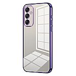 Θήκη Samsung Galaxy A16 4G / A16 5G Mad Mask Electroplating Series Thin Frame Πλάτη από Premium TPU με μεταλιζέ περίβλημα μωβ