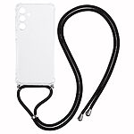 Θήκη Samsung Galaxy A16 4G / A16 5G OEM Silicone Sockproof Transparent πλάτη με κορδόνι από αντικραδασμικό TPU