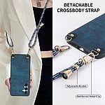 Θήκη Samsung Galaxy A16 4G / A16 5G OEM Soft Silicone Sockproof v5 πλάτη με κορδόνι από αντικραδασμικό TPU μπλε - Image 5