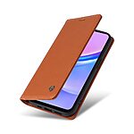 Θήκη Samsung Galaxy A16 4G / A16 5G YIKATU Folio Series με βάση στήριξης, υποδοχή καρτών και μαγνητικό κούμπωμα Flip Wallet από συνθετικό δέρμα και TPU καφέ - Image 5