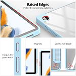 Θήκη Tablet Samsung Galaxy Tab A9 8.7" DUX DUCIS Toby Series Tri-Fold με ειδική θέση για πενάκι και διάφανη ενισχυμένη πλάτη γαλάζιο - Image 2