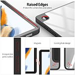 Θήκη Tablet Samsung Galaxy Tab A9 8.7" DUX DUCIS Toby Series Tri-Fold με ειδική θέση για πενάκι και διάφανη ενισχυμένη πλάτη μαύρο - Image 2