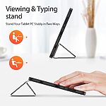 Θήκη Tablet Samsung Galaxy Tab A9 8.7" DUX DUCIS Domo Series Tri-Fold με ενισχυμένη εσωτερική πλάτη μαύρο - Image 2