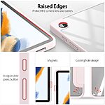 Θήκη Tablet Samsung Galaxy Tab A9 8.7" DUX DUCIS Toby Series Tri-Fold με ειδική θέση για πενάκι και διάφανη ενισχυμένη πλάτη ροζ ανοιχτό - Image 2