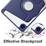 Θήκη Tablet Samsung Galaxy Tab A9 8.7" Mad Mask Rotary Stand Series, με 2 θέσεις στήριξης, Ανθεκτική σε πτώσεις, TPU και ενισχυμένη πλάτη μπλε σκούρο - Image 5