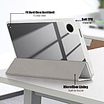 Θήκη Tablet Samsung Galaxy Tab A9 8.7" Mad Mask Tri-Fold Ανθεκτική σε πτώσεις, TPU και διάφανη ενισχυμένη πλάτη γκρι - Image 4