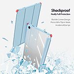 Θήκη Tablet Samsung Galaxy Tab A9+ 11" DUX DUCIS Toby Series Tri-Fold με ειδική θέση για πενάκι και διάφανη ενισχυμένη πλάτη γαλάζιο - Image 5