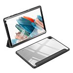 Θήκη Tablet Samsung Galaxy Tab A9+ 11" DUX DUCIS Toby Series Tri-Fold με ειδική θέση για πενάκι και διάφανη ενισχυμένη πλάτη μαύρο - Image 2