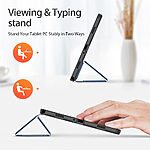 Θήκη Tablet Samsung Galaxy Tab A9+ 11" DUX DUCIS Domo Series Tri-Fold με ενισχυμένη εσωτερική πλάτη μπλε - Image 3