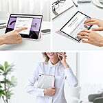 Θήκη Tablet Samsung Galaxy Tab A9+ 11" DUX DUCIS Toby Series Tri-Fold με ειδική θέση για πενάκι και διάφανη ενισχυμένη πλάτη ροζ ανοιχτό - Image 3