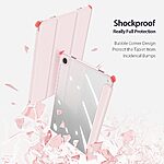 Θήκη Tablet Samsung Galaxy Tab A9+ 11" DUX DUCIS Toby Series Tri-Fold με ειδική θέση για πενάκι και διάφανη ενισχυμένη πλάτη ροζ ανοιχτό - Image 5