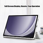 Θήκη Tablet Samsung Galaxy Tab A9+ 11" Mad Mask Tri-Fold Ανθεκτική σε πτώσεις, TPU και διάφανη ενισχυμένη πλάτη γκρι - Image 3