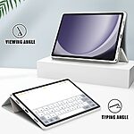 Θήκη Tablet Samsung Galaxy Tab A9+ 11" Mad Mask Tri-Fold Ανθεκτική σε πτώσεις, TPU και διάφανη ενισχυμένη πλάτη γκρι - Image 4