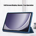 Θήκη Tablet Samsung Galaxy Tab A9+ 11" Mad Mask Tri-Fold Ανθεκτική σε πτώσεις, TPU και διάφανη ενισχυμένη πλάτη μπλε - Image 3