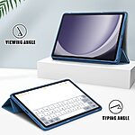 Θήκη Tablet Samsung Galaxy Tab A9+ 11" Mad Mask Tri-Fold Ανθεκτική σε πτώσεις, TPU και διάφανη ενισχυμένη πλάτη μπλε - Image 4