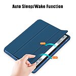 Θήκη Tablet Samsung Galaxy Tab A9+ 11" Mad Mask Tri-Fold Ανθεκτική σε πτώσεις, TPU και διάφανη ενισχυμένη πλάτη μπλε - Image 5