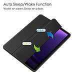 Θήκη Tablet Samsung Galaxy Tab S9 FE 10.9" Mad Mask Tri-Fold με ειδική θέση για πενάκι και διάφανη ενισχυμένη πλάτη μαύρο - Image 3