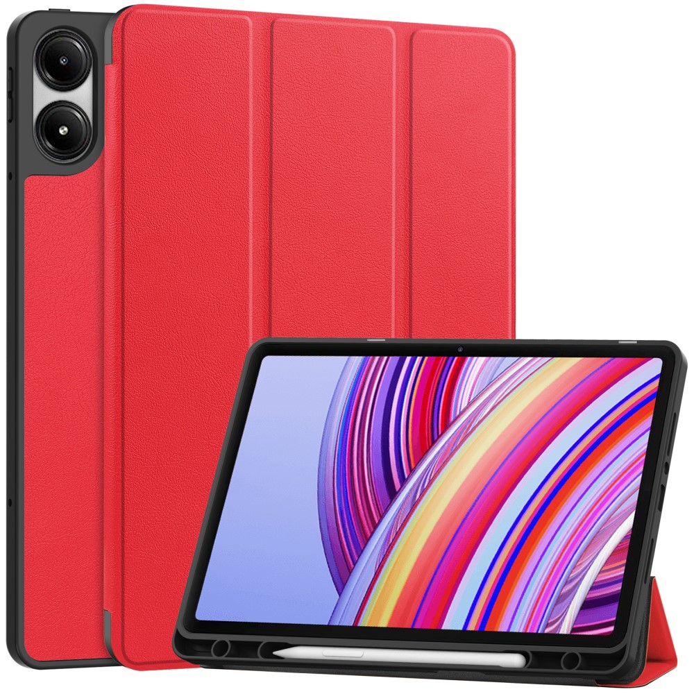 Θήκη Tablet Xiaomi Redmi Pad Pro 12.1" / Pro 5G 12.1" Mad Mask Tri-Fold με ειδική θέση για πενάκι και ενισχυμένη πλάτη κόκκινο Θήκη Tablet Xiaomi Redmi Pad Pro 12.1" / Pro 5G 12.1" Mad Mask Tri-Fold με ειδική θέση για πενάκι και ενισχυμένη πλάτη κόκκινο