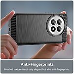 Θήκη OnePlus 13 5G Mad Mask Brushed TPU Carbon Πλάτη μαύρο - Image 4