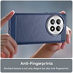 Θήκη OnePlus 13 5G Mad Mask Brushed TPU Carbon Πλάτη μπλε - Image 4