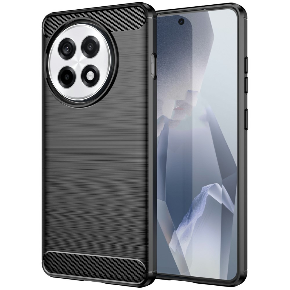 Θήκη OnePlus 13R 5G Mad Mask Brushed TPU Carbon Πλάτη μαύρο Θήκη OnePlus 13R 5G Mad Mask Brushed TPU Carbon Πλάτη μαύρο
