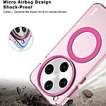 Θήκη Oppo Find X8 Pro 5G IMAK Magsafe Series, συμβατό με ασύρματη φόρτιση, Frame TPU πλάτη λευκό - Image 4