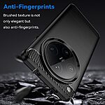 Θήκη Oppo Find X8 Pro 5G Mad Mask Brushed TPU Carbon Πλάτη μαύρο - Image 2