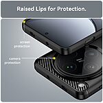 Θήκη Oppo Find X8 Pro 5G Mad Mask Brushed TPU Carbon Πλάτη μαύρο - Image 5
