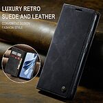 Θήκη Oppo Reno10 5G / Reno10 Pro 5G CASEME 013 Series Πορτοφόλι με βάση στήριξης, υποδοχές καρτών και μαγνητικό κούμπωμα από συνθετικό δέρμα και TPU μαύρο - Image 5