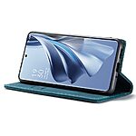 Θήκη Oppo Reno10 5G / Reno10 Pro 5G CASEME 013 Series Πορτοφόλι με βάση στήριξης, υποδοχές καρτών και μαγνητικό κούμπωμα από συνθετικό δέρμα και TPU μπλε - Image 3