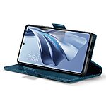 Θήκη Oppo Reno10 5G / Reno10 Pro 5G CASEME 023 Series Πορτοφόλι με βάση στήριξης, υποδοχές καρτών και μαγνητικό κούμπωμα από συνθετικό δέρμα και TPU πετρόλ - Image 4