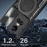 Θήκη Oppo Reno10 5G / Reno10 Pro 5G Mad Mask Πλάτη Kickstand Protection με Μαγνητικό δαχτυλίδι και Βάση στήριξης TPU ασημί - Image 3