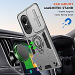 Θήκη Oppo Reno10 5G / Reno10 Pro 5G Mad Mask Camshield Armor Guard v6 Πλάτη με προστασία για την κάμερα, Kickstand και Βάση στήριξης από σκλήρό Premium TPU γκρι - Image 5