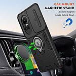 Θήκη Oppo Reno10 5G / Reno10 Pro 5G Mad Mask Camshield Armor Guard v6 Πλάτη με προστασία για την κάμερα, Kickstand και Βάση στήριξης από σκλήρό Premium TPU μαύρο - Image 5