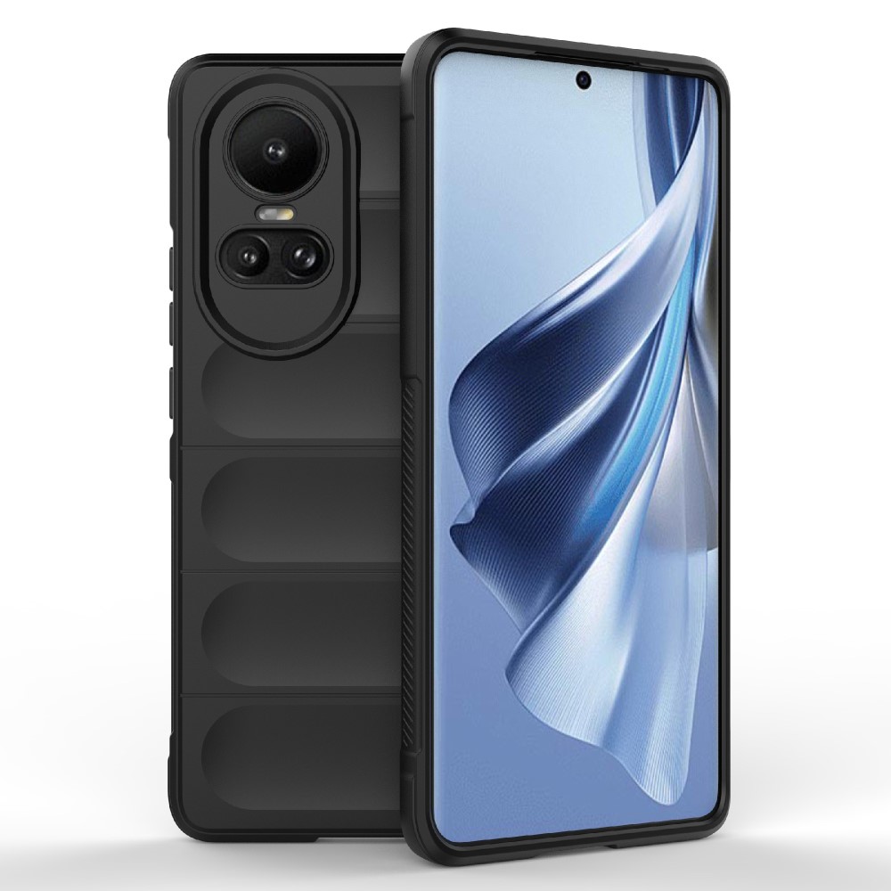 Θήκη Oppo Reno10 5G / Reno10 Pro 5G Mad Mask Rugged Armor από σκληρό Premium TPU μαύρο Θήκη Oppo Reno10 5G / Reno10 Pro 5G Mad Mask Rugged Armor από σκληρό Premium TPU μαύρο