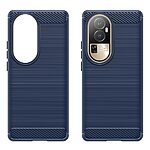 Θήκη Oppo Reno10 5G / Reno10 Pro 5G Mad Mask Brushed TPU Carbon Πλάτη μπλε - Image 2
