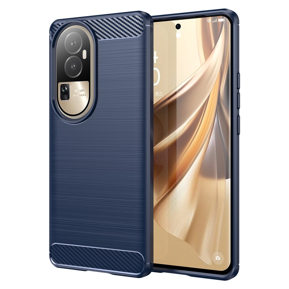 Θήκη Oppo Reno10 5G / Reno10 Pro 5G Mad Mask Brushed TPU Carbon Πλάτη μπλε Θήκη Oppo Reno10 5G / Reno10 Pro 5G Mad Mask Brushed TPU Carbon Πλάτη μπλε