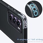 Θήκη Oppo Reno12 Pro 5G BASEUS Skin Sensation Series Case Thin με matte επιφάνεια και ενισχυμένο Lens Protection Πλάτη TPU μαύρο - Image 3