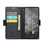 Θήκη Oppo Reno12 Pro 5G CASEME 023 Series Πορτοφόλι με βάση στήριξης, υποδοχές καρτών και μαγνητικό κούμπωμα από συνθετικό δέρμα και TPU μαύρο - Image 3